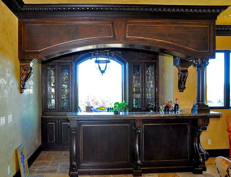 Custom home bars built by AV's Cabinets — project photo 3