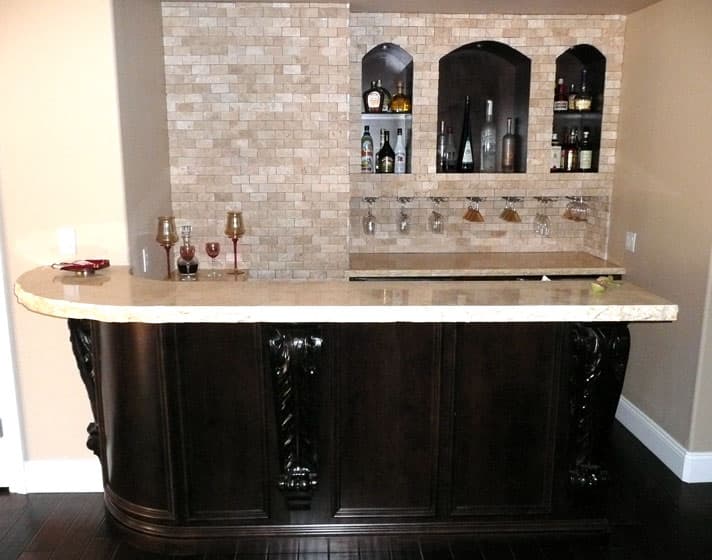 Custom home bars built by AV's Cabinets — project photo 1