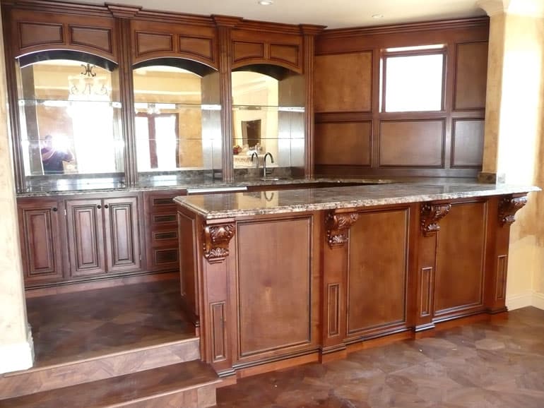 Custom home bars built by AV's Cabinets — project photo 1