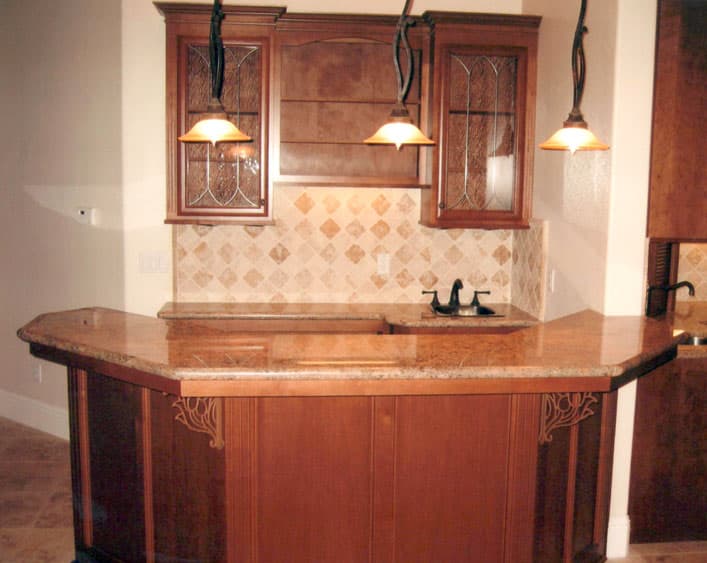 Custom home bars built by AV's Cabinets — project photo 1