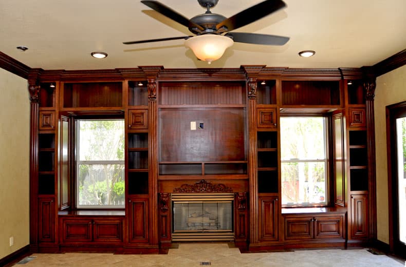 Custom entertainment centers built by AV's Cabinets — project photo 1