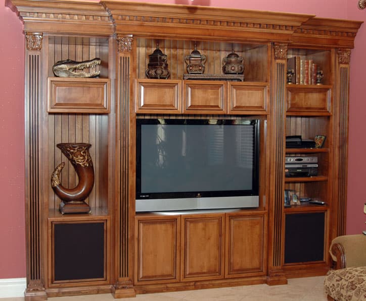 Custom entertainment centers built by AV's Cabinets — project photo 1