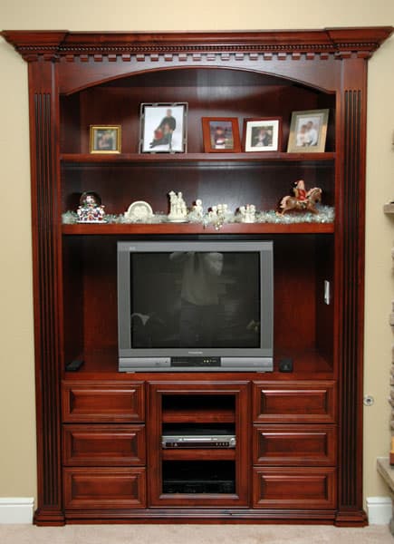 Custom entertainment centers built by AV's Cabinets — project photo 1