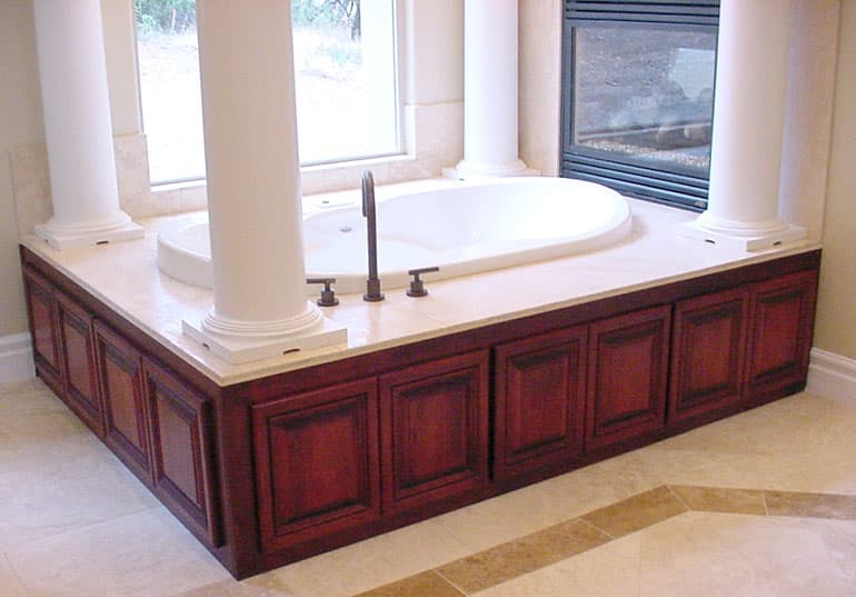 Custom bathroom vanities built by AV's Cabinets — project photo 1