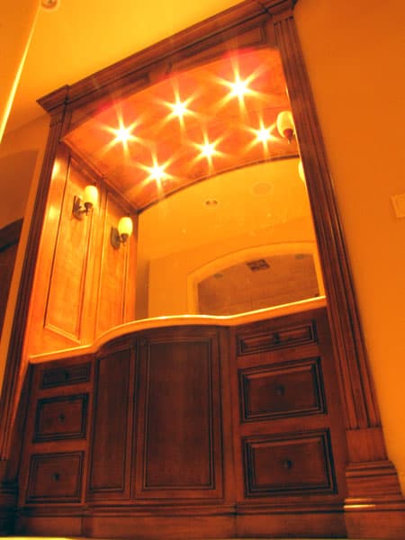 Custom bathroom vanities built by AV's Cabinets — project photo 1