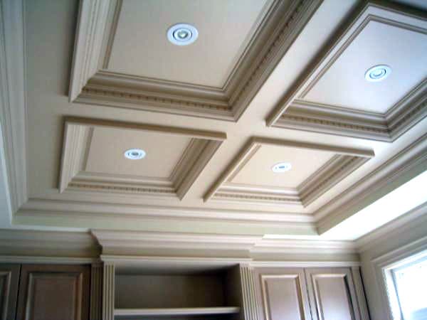 Custom coffered ceilings built by AV's Cabinets — project photo 1