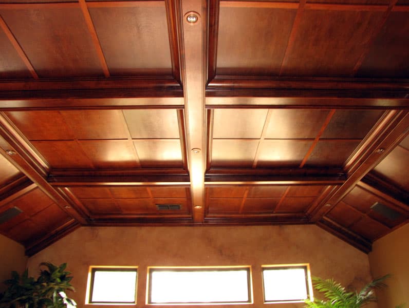 Custom coffered ceilings built by AV's Cabinets — project photo 1