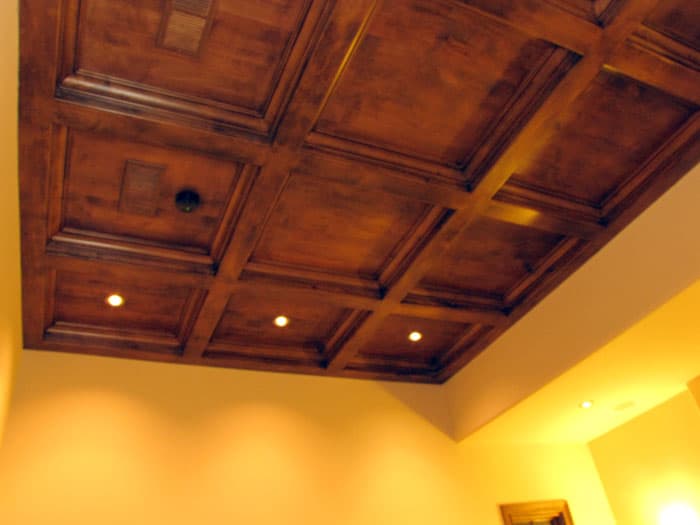 Custom coffered ceilings built by AV's Cabinets — project photo 1