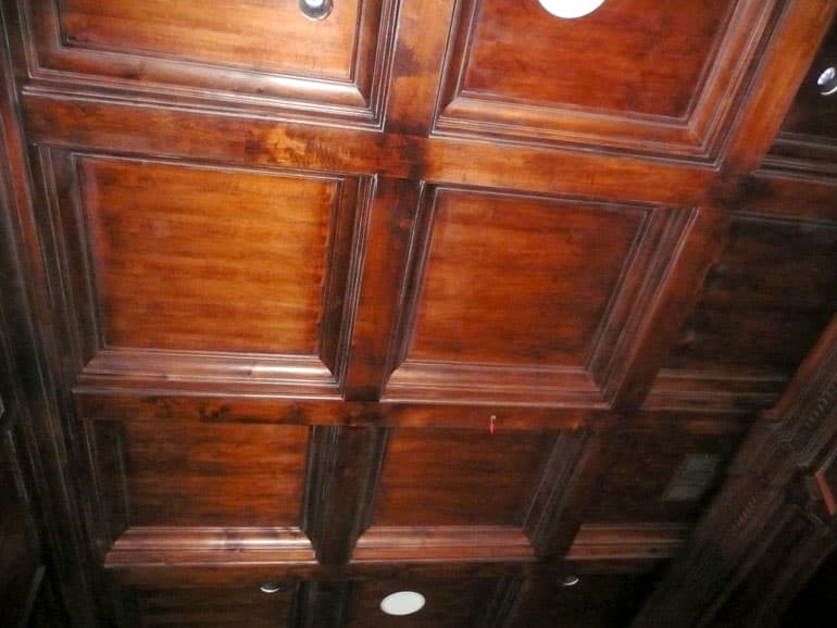 Custom coffered ceilings built by AV's Cabinets — project photo 1