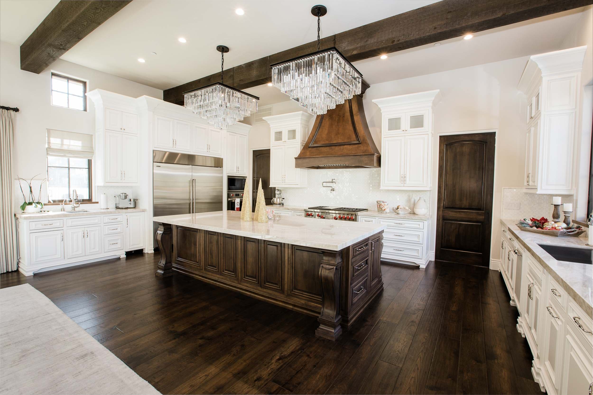 Custom kitchen built by AV’s Cabinets