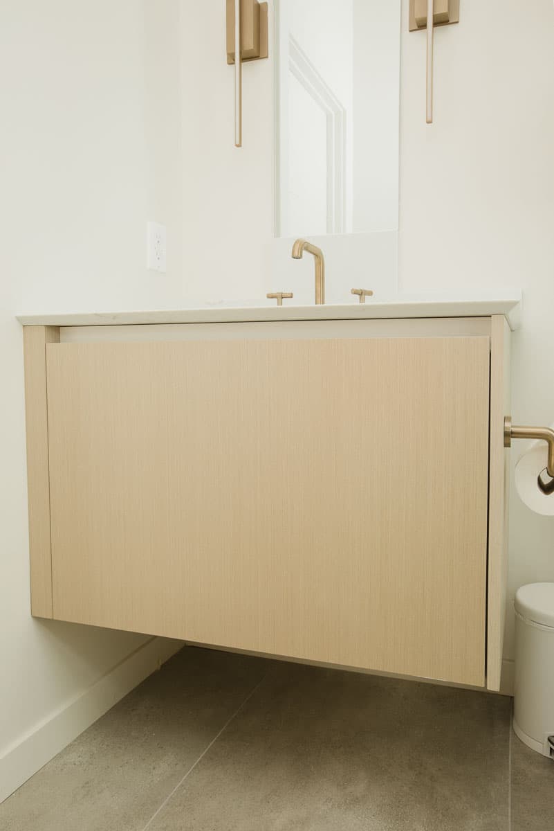 Custom bathroom vanities built by AV's Cabinets — project photo 1